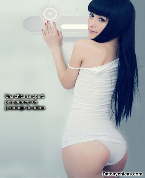 welele:  datosychicas:  Jacqueline Koh, es una joven de Singapur obsesionada por el mundo anime, tal era su locura que invirtió mas de 136,000 dólares para transformar su rostro a la caricatura de un personaje anime.No contenta con su propio cuerpo