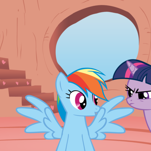 But we know that I’m 20% coole- ow, HEY! What did ya throw a book at me for, Twi?