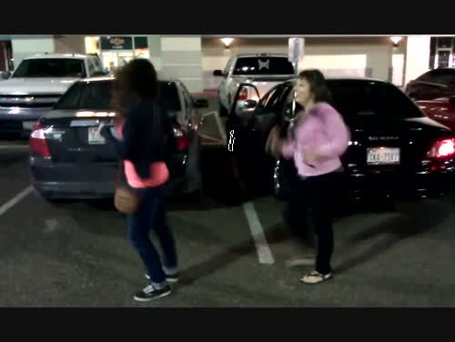 diana and i dancing in the parking lot of mr.gatti&rsquo;s with caleb recording