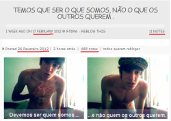 lawliet-sama:  imtoospicy:  Notaram a diferença? viram o que um rostinho bonito pode fazer? E depois tem pessoas que vem falando que fico “famosinho no tumblr” por causa dos textos. por favor né  É só botar um cara magrelo de boné e cueca que