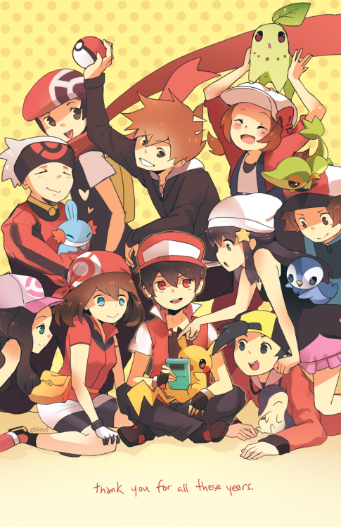 thelureofadream:16th anniversary of Pokémon today! So wonderful that this has been around for so lon