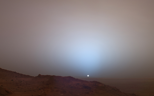 twicetoldtales:Sunset on Mars