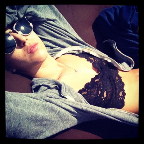 heyitsapril: sunnin’ (Taken with instagram)