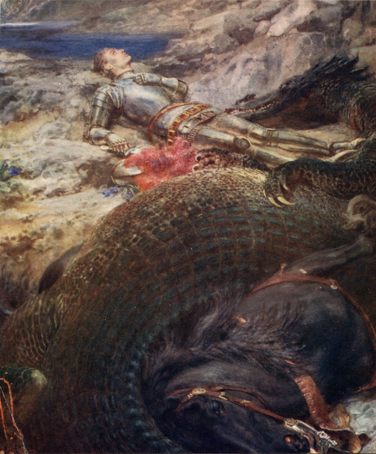 silenidreams:  Briton Riviere - St. George and the Dragon  