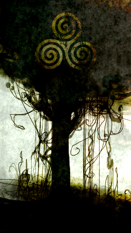 Yggdrasil, the tree of life NEVER get drunk while listening to Omnia, guys :I Makes you draw silly things PAGAN FOLK! <3