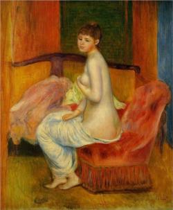Pierre-Auguste Renoir, Seated Nude (at East), 1885