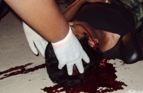 blasphemousfuck:  Shot in the back of the head, possibly drug related. 