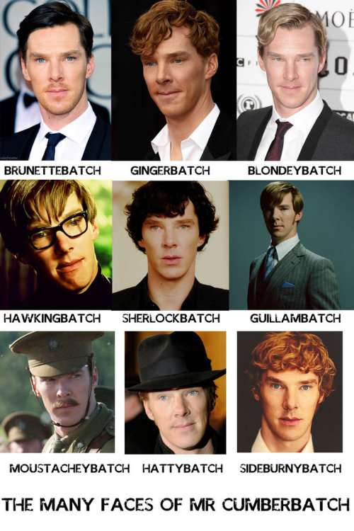 velarfricative:  karimezmaru:  The Many Faces of Benedict Cumberbatch by firelight-12  omg top left 