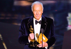 Christopher Plummer accepts the Best Supporting Actor Award for ‘Beginners’ onstage during the 84th Annual Academy Awards.