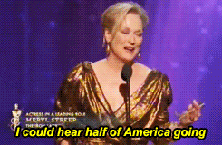dardeile:  Meryl Streep accepting her third Oscar for The Iron Lady at the 84th