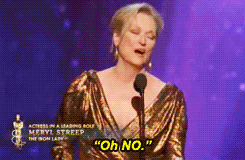 dardeile:  Meryl Streep accepting her third Oscar for The Iron Lady at the 84th