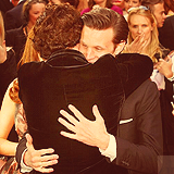 bear-womynn:  amygloriouspond:  shercockled:  It’s like every time Benedict greets someone he knows, he just defaults to Bromance Mode.  #HE HAS PRETTY MUCH TOUCHED EVERY MAN YOU WISH YOU COULD  i want hugs from all of them 
