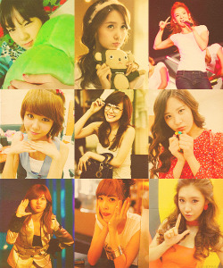 lovepaints:   top 9 pictures → soshi aegyo