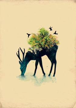 2headedsnake:  society6.com Budi Satria Kwan, Watering (A Life Into Itself) 