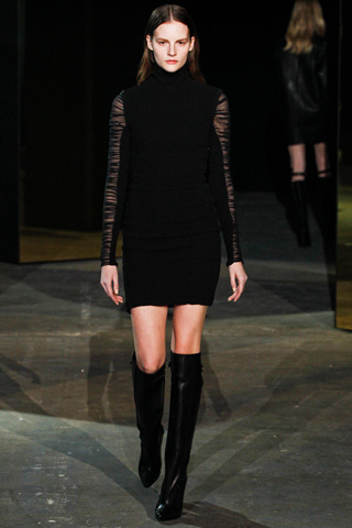 Alexander Wang Fall RTW 2012 via Style.com - Dress it up or down and its still fab! Those sleeves bl