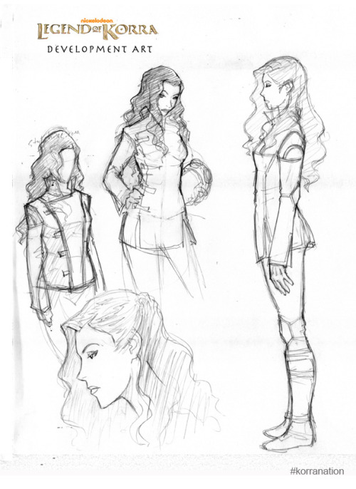 shujinkakusama:  korranation:  An early sketch design for Asami Sato - a young non-bender and daughter to a wealthy industrialist. 2/27/2012  Yes please reference sheet.