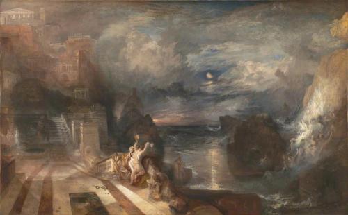 thorsteinulf:Joseph Mallord William Turner - The Parting of Hero and Leander - from the Greek of Mus