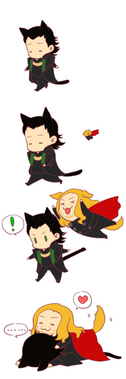 nileflood: by GH18 on deviantart kitty!loki is the cutiest thing ever