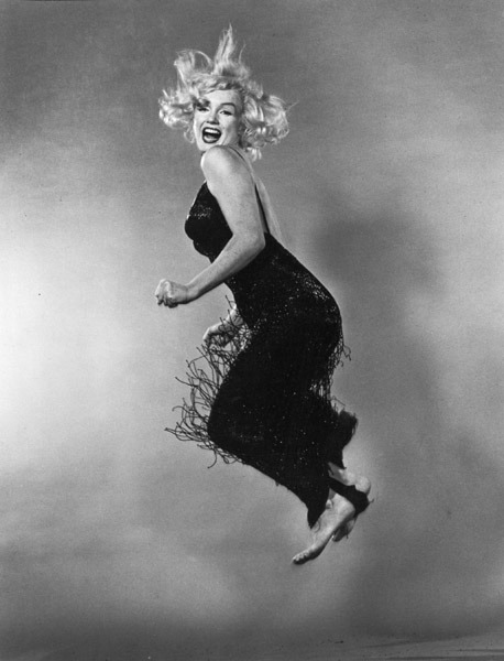 Marilyn Monroe photographed by Philippe Halsman.