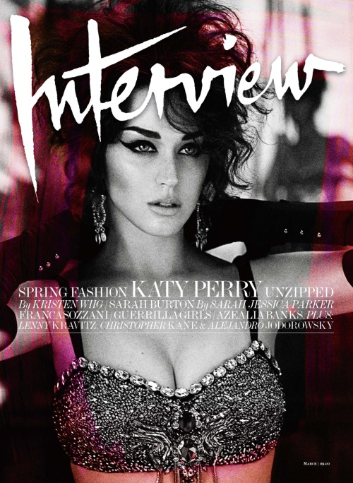 hamidspov:  Katy Perry on the cover of Interview Magazine… I must say she looks darn good here. I li