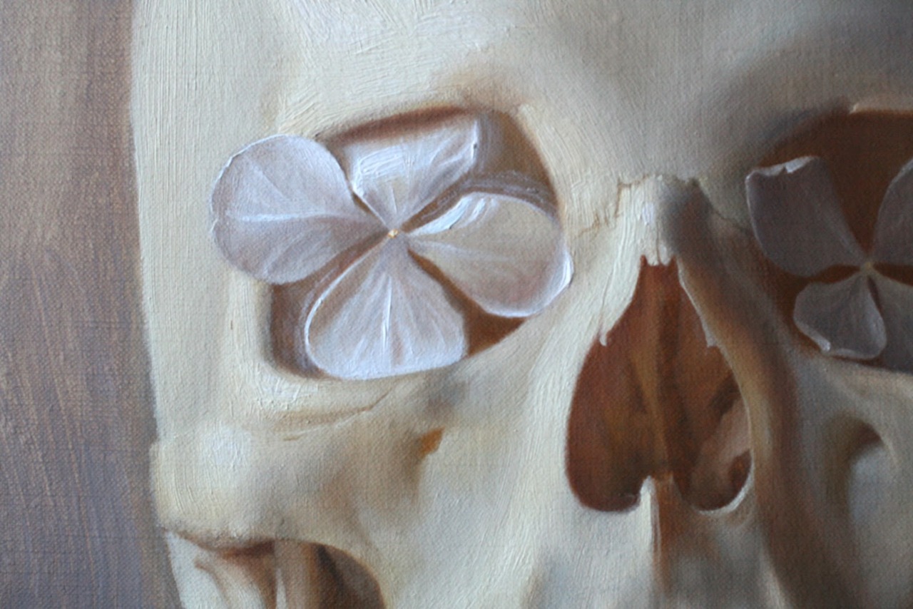 jeezny:  vanitas painting by Kate Stone 