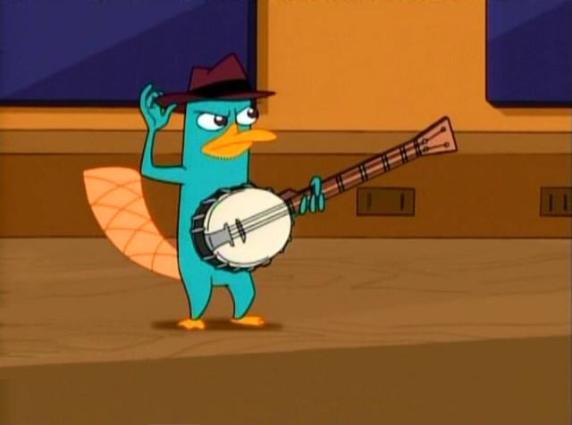 thesunandtheclouds:
“ Two of my favorite things: Perry the Platypus and banjos
”