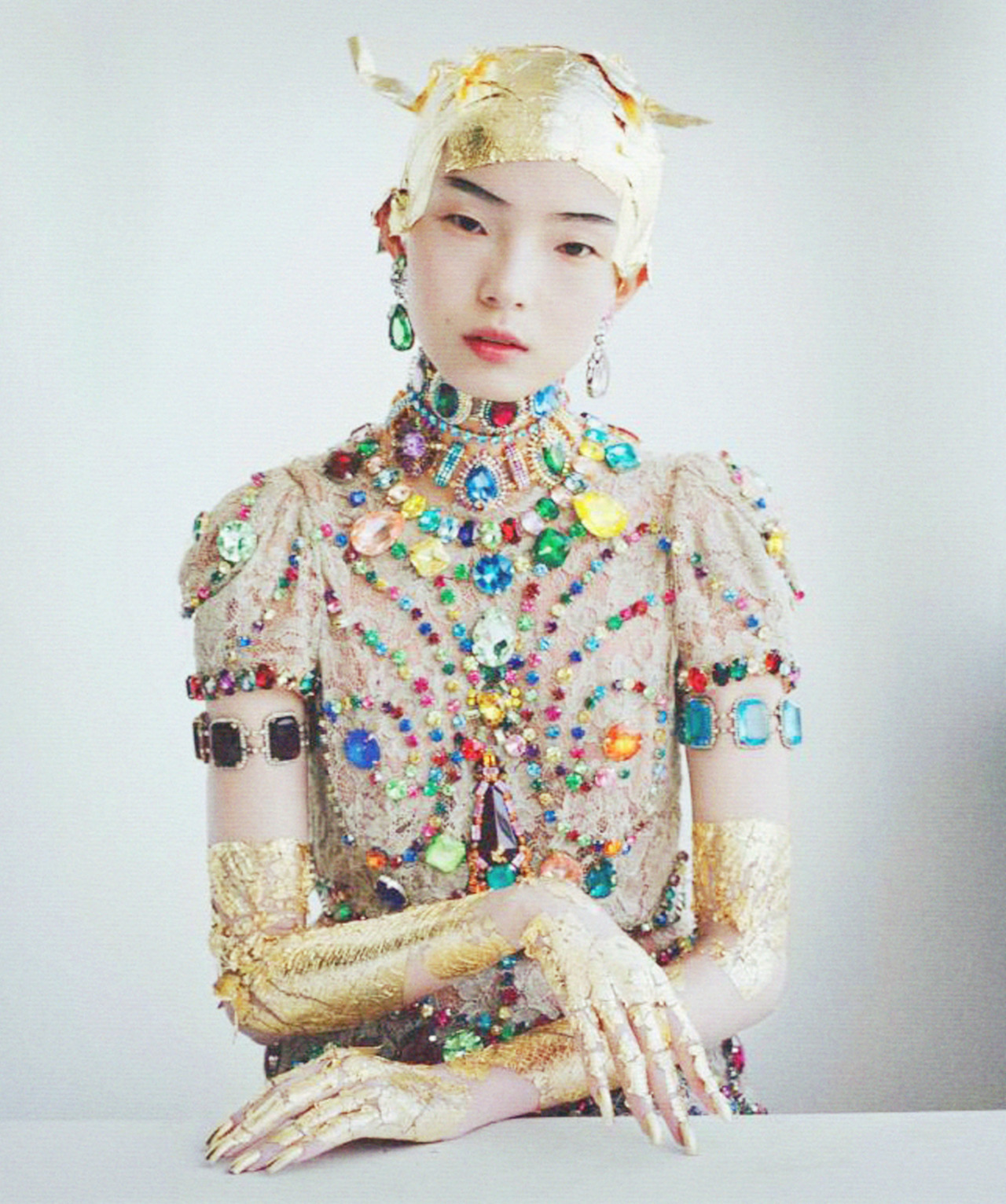 dysmainai:   Xiao Wen Ju by Tim Walker for W  there is no way in hell i would have