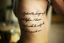 thereisaworldinsideofme:  best wcar tattoo