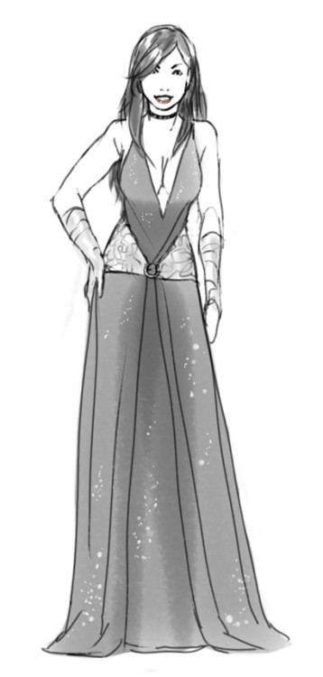 kaciart: Been looking at all the dresses from the Oscars. So..this happened. Kory would be one of th