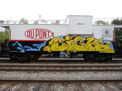 loadlimit:  SIGH CABOOSE, VIA DUPONT. by Gumshoe Andy on Flickr.- LDLMT