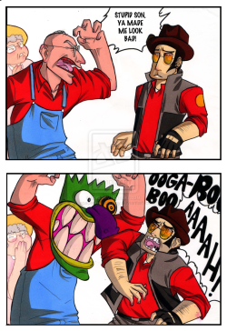 kaigetheripper:  Okay, I laughed my balls off, HARD… XD Mr. Mundy the Cowardly SniperArt by SpaceRocketBunny  