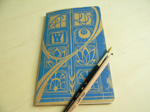 XXX TARDIS Art Nouveau Notebook photo