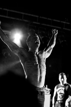 joeandersons:  Raised Fist. Dude was so ripped.