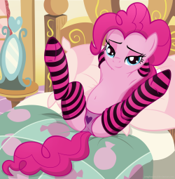 Panties and Stockings for Pinkie Pie by ~JungleAnimal