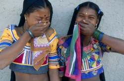 Morningstar401: Tharu Girls Laughing (Nepal) 