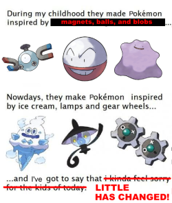 fuckyeahsupereffective:  saltballoon:  You don’t have to like all Pokémon. Just make the right comparisons, though. Edited from this:   qft 