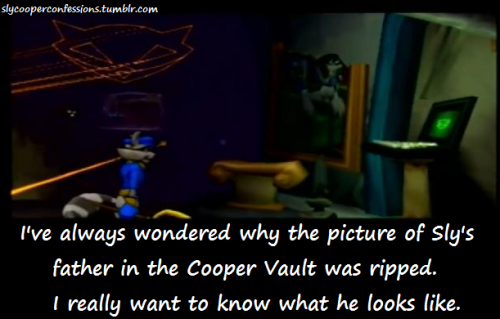 slycooperconfessions: “I’ve always wondered why the picture of Sly’s father in the