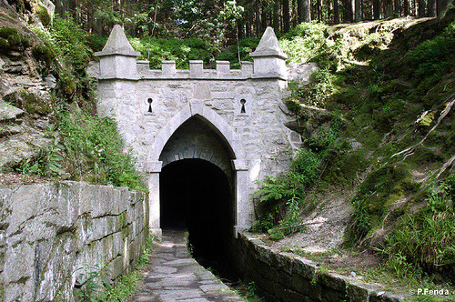 XXX bluepueblo:  Underground Castle Portal, Sumava, photo