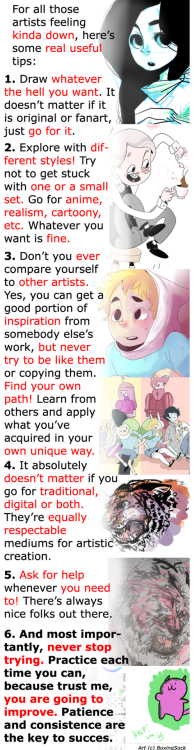 artist-confessions: I really get down when I see so many artists really art-blocked and frustrated o