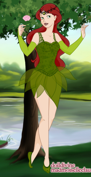 Poison Ivy as a Disney Princess.