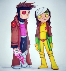 sizzlespapabear:  Gambit, Rogue, Daredevil,