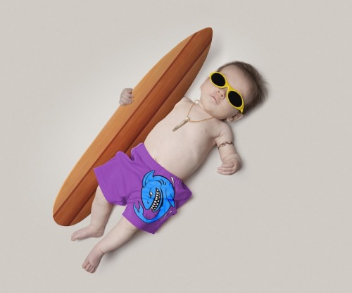 One Day You Will Be My Child! The French photographer Molo “MondayMonday” shot a baby se