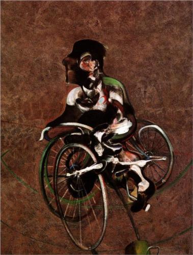 Portrait of George Dyer Riding a Bicycle - Francis Bacon