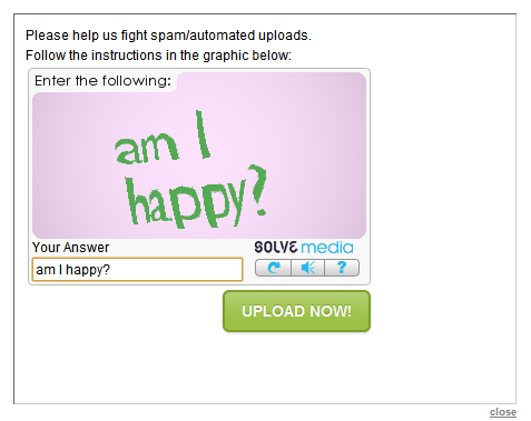 Captcha, why are you getting all weird and introspective on me right now? I just