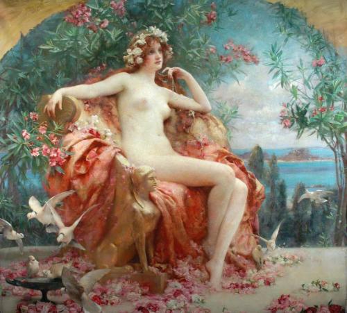 artshers:Henrietta Rae - Roses of Youth (Scarborough Museums and Gallery)