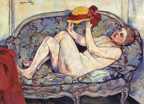 Porn Suzanne Valadon, Nude Reclining on a Sofa, photos