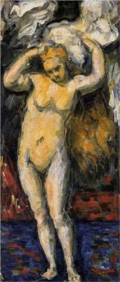 Paul Cezanne, Standing Bather, Drying Her