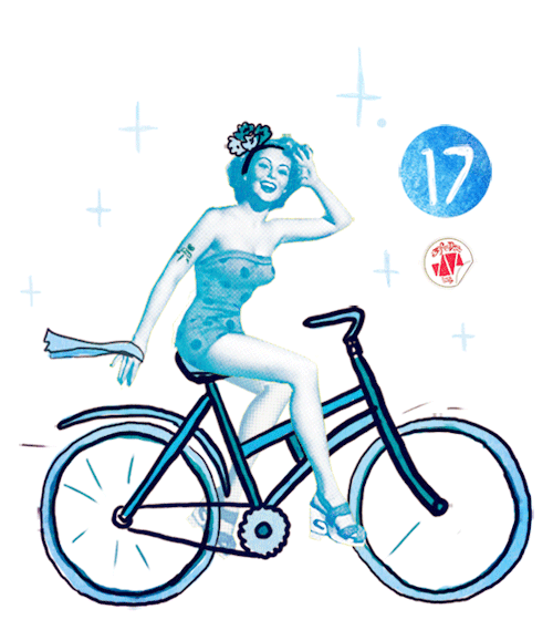 dia #17 tu abuelita en bici  day #17 your grandma on a bike