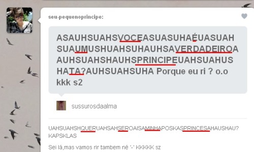 me-chame-de-vareta:   Queria receber uma ask com uma risada dessas :/  indireta  