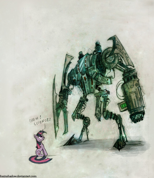 Twilight Sparkle loves giant mechs. I don’t even know why. But mechs + ponies always works, right? …right?
